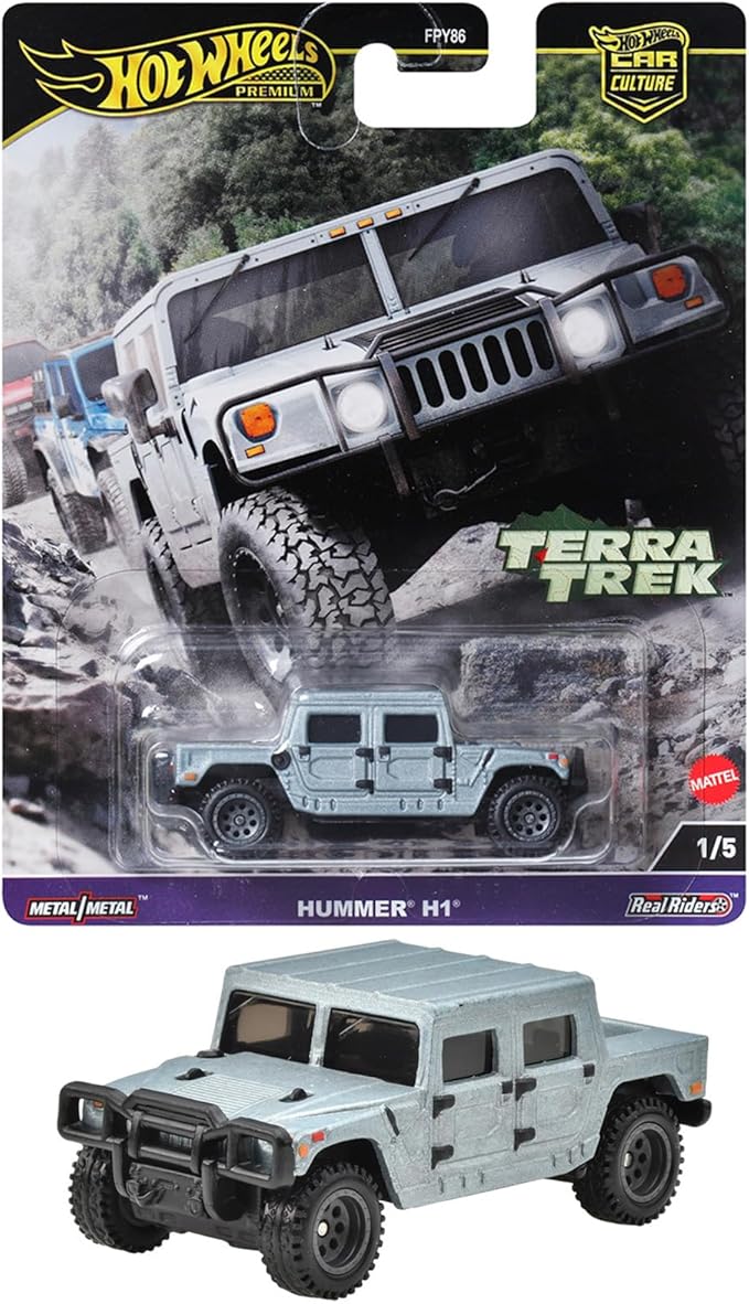 Hot Wheels HRV90 Car Culture Terratrek Hummer H1 Vehicle Toy Mini Car