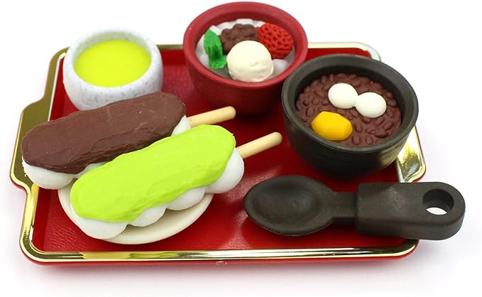 Iwako Anmitsuya Eraser, 10-Piece Blister Pack, SCERBRI033