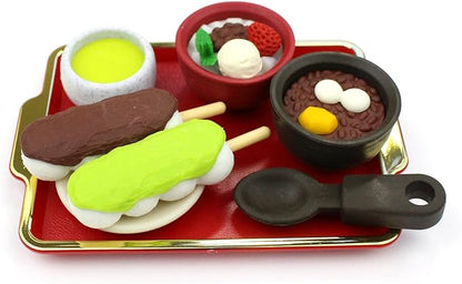 Iwako Anmitsuya Eraser, 10-Piece Blister Pack, SCERBRI033