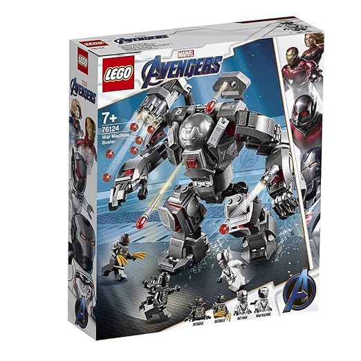 LEGO Marvel Avengers War Machine Buster 76124 Building Kit (362 Piece) Multicolor (362 pieces)