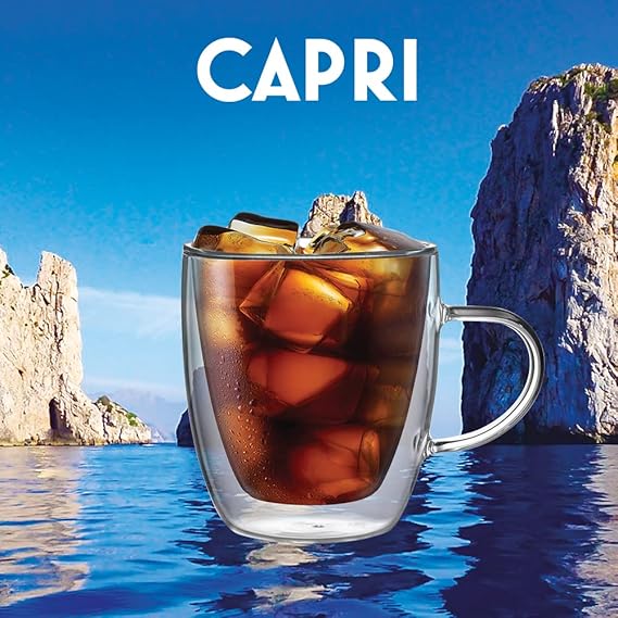 Bialetti Capri Double Wall Glass Heat Resistant Glass