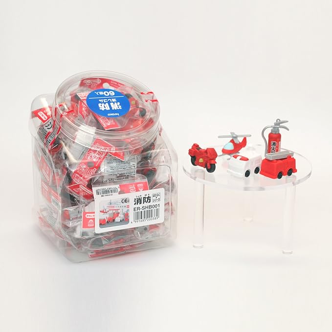 Iwako Fire Eraser, 60 pieces, SCERSHB001