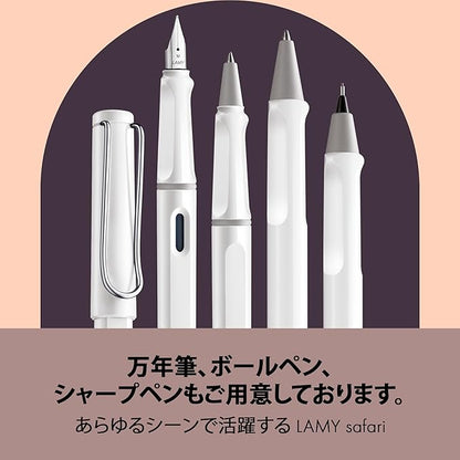 LAMY L319WT Safari Ballpoint Pen, Water-based Ink, White