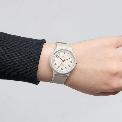 Citizen Q&Q Analog Solar Watch, Water Resistant to 10 ATM, Urethane Strap, gray, Classic