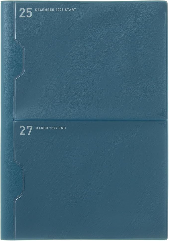 Laconic LAMD92-160BL 2026 Notebook, A5 Monthly Pocket, Blue (Starts on December 2025)