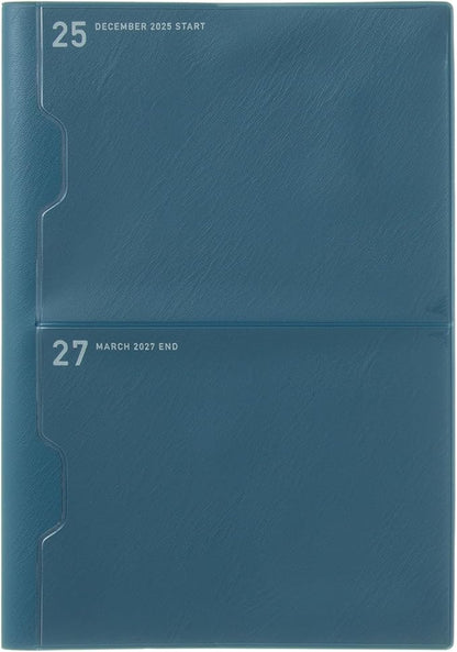 Laconic LAMD92-160BL 2026 Notebook, A5 Monthly Pocket, Blue (Starts on December 2025)