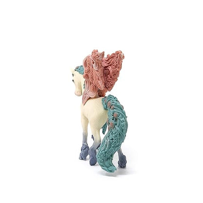 Schleich bayala Sparkle Flower Pegasus Toy Figurine for Kids Ages 5-12