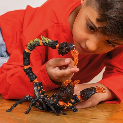 Schleich Eldrador Creatures Lava Scorpion Action Figure Toy for Kids Ages 7-12 Multicoloured, 20.5 x 13.5 x 14 cm