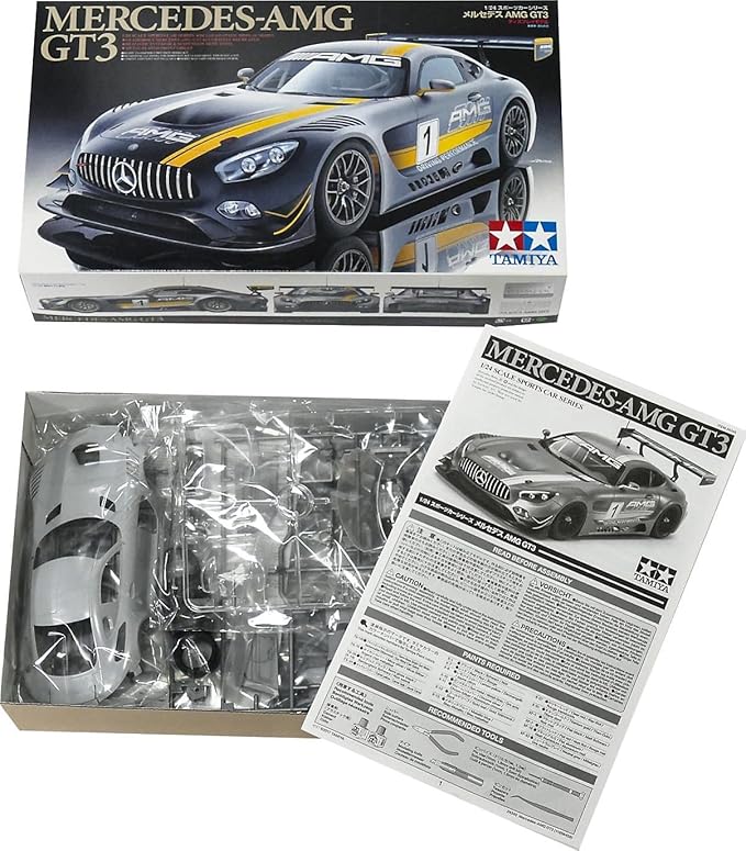 TAMIYA 1/24 Sports Car Series No. 345 Mercedes AMG GT3 Plastic Model 24345