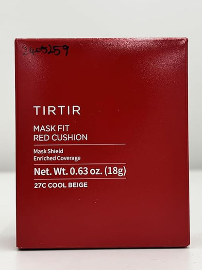 TIRTIR RED CUSHION 27C Mask Fit Cushion, 18 g