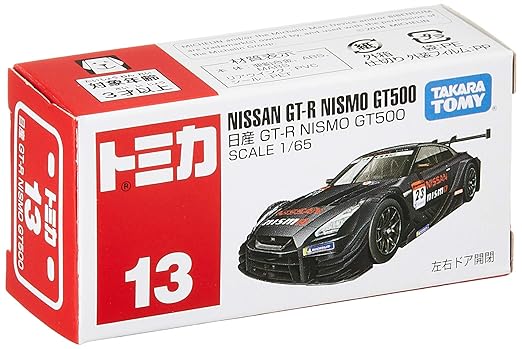 Tomica Metal Nissan Gt-r Gt500 1: 64 Die Cast Model Car, Pack of 1, Multicolour