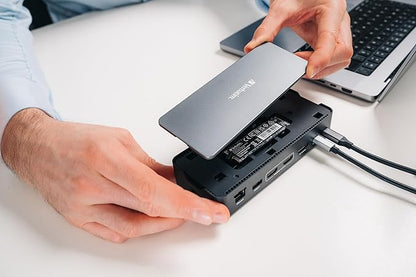 Verbatim USB-CPRO Docking Station with 15 Port SSD CDS-15SSD, 32174