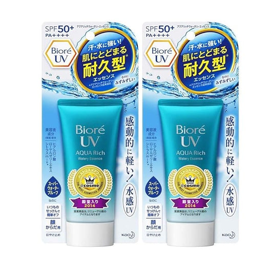 Biore UV Aqua Rich Watery Essence 2017 SPF50+/PA++++ (Pack of 2)