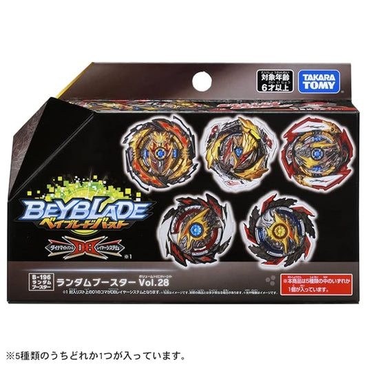 Takara Tomy Beyblade Burst B-196 Random Booster Vol. 28 For Kids, Pack Of 1
