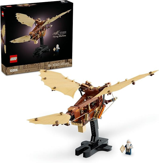 LEGO 10363 Leonardo Da Vinci Icon Flapping Machine Toy Birthday Present Block Valentine Man Woman Interior Decoration Stylish