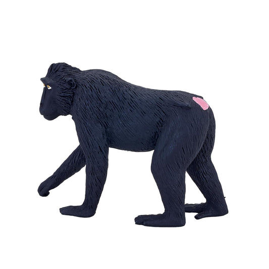 Mojo Fun 387182 Black Crested Macaque - Realistic International Wildlife Toy Replica