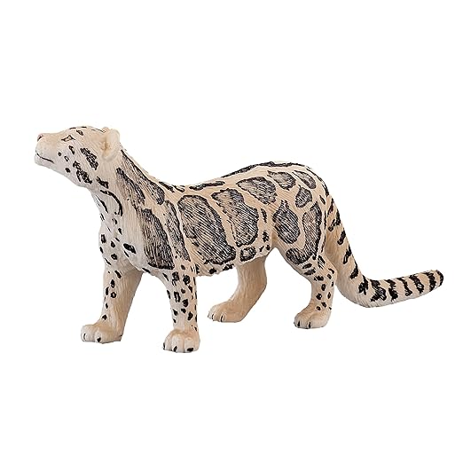 Mojo Fun 387172 Clouded Leopard - Realistic Wild Cat Toy Replica