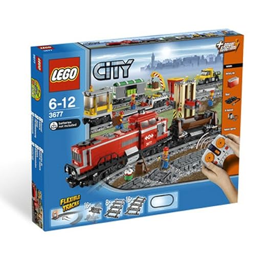 Lego City Cargo Train Red Train's 3677