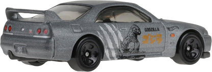 Hot Wheels HXR26 Basic Car, Nissan Skyline GT-R (BCNR33) Vehicle Toy, Mini Car, Ages 3 and Up, Gray
