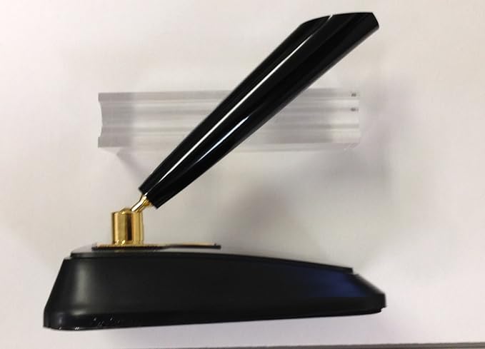 Platinum Desk Pen Stand - Single Pen - Black
