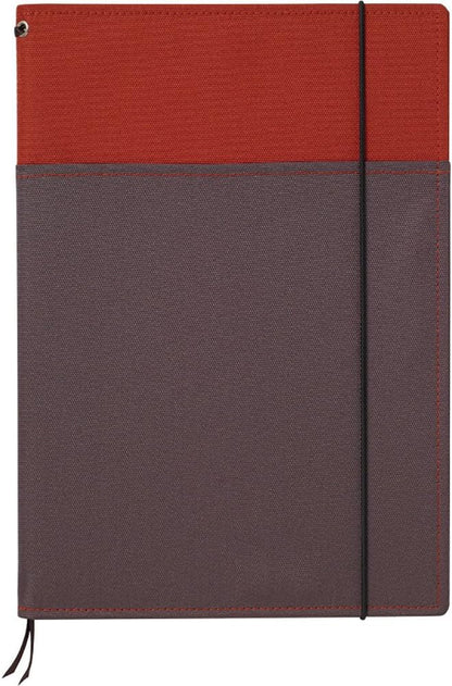Kokuyo Cover Notebook<システミック>Storage for 2 notebooks. Manage your notebooks and schedules in one volume. Includes a pocket to store pens and other small items., navy blue