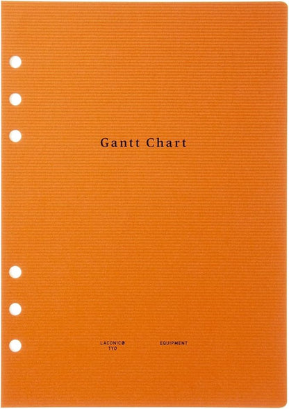 Laconic LGF25-45 Notebook Refill A5 Gantt Chart Date Free Style Notebook