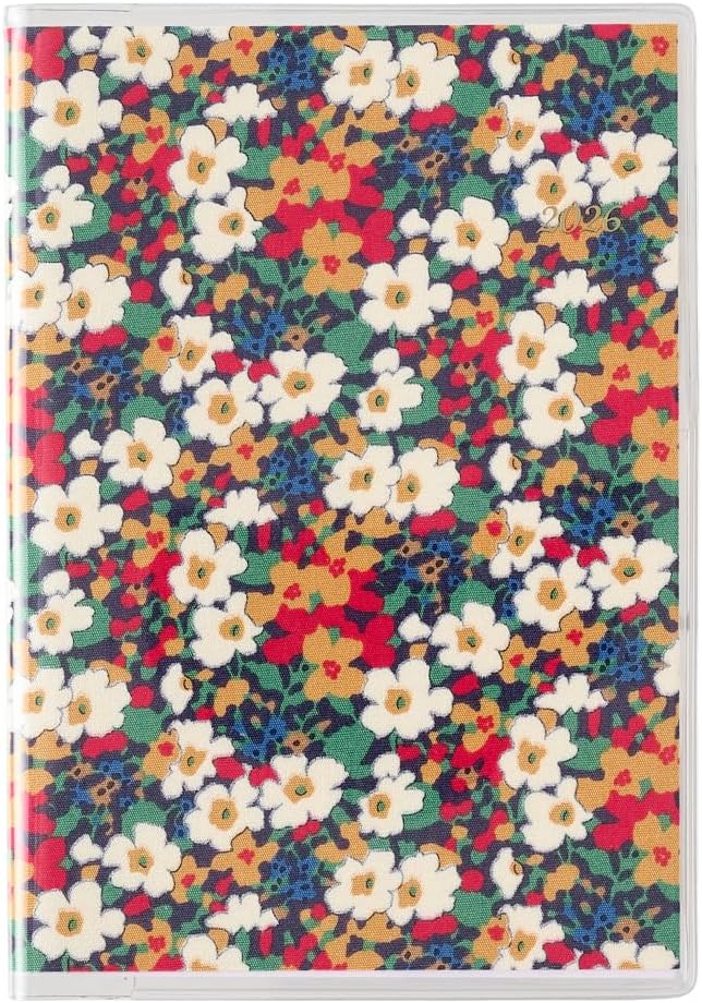 Noritsu Pagem Notebook, 2026, A6, Monthly Liberty Print, Katies 2334 (Begins November 2025)