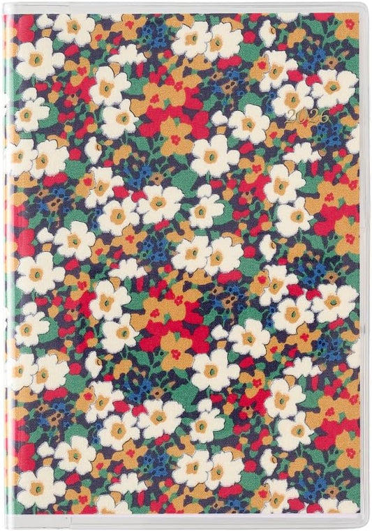 Noritsu Pagem Notebook, 2026, A6, Monthly Liberty Print, Katies 2334 (Begins November 2025)