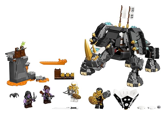 LEGO 71719 Ninjago Zane's Mino Creature 2in1 Building Set and Board Game for Kids (Multicolor) (57 Pieces)