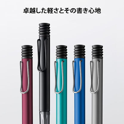 LAMY AL-star graphite ballpoint pen - transparent ergonomic grip pen, line width M - lightweight aluminum body - large capacity refill black LAMY M 16 included