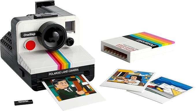 LEGO Ideas Polaroid OneStep SX-70 Camera Set 21345 (516 Pieces)