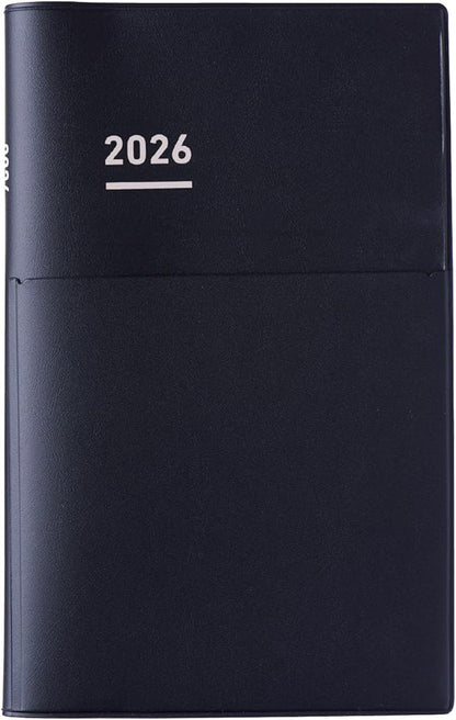 Kokuyo Jibun Notebook Biz Mini 2026 Monthly B6 Slim Matte Black Ni - JBM1D-26 2025 Starts on December