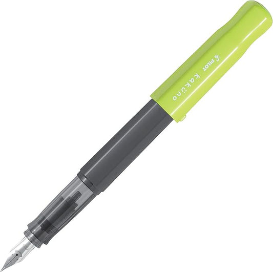 Pilot Kakuno Fountain Pen Medium. Green
