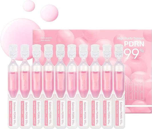 Medicube PDRN Pink 1 Day Serum, 10 ea 10,000 ppm, Salmon Injection, Hypoallergenic, Korean Cosmetics, Medube Pink Peptide Serum