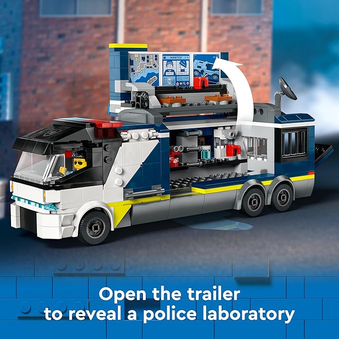 LEGO City Police Mobile Crime Lab Truck Toy 60418(674 Pieces)