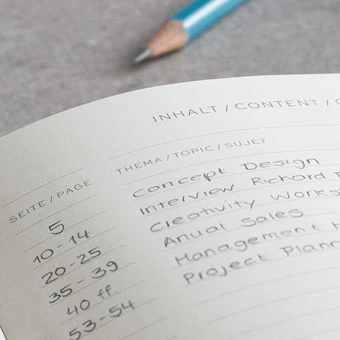 Leuchtturm Notebook A5 Horizontal Ruled Powder 361573