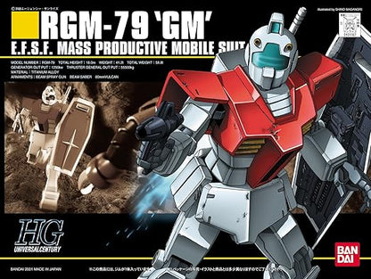 BANDAI Gundam RGM-79 GM HGUC 1/144 Scale