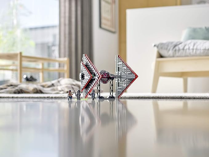 LEGO 75272 Star Wars Sith Tie Fighter Building Block Set, The Rise Of Skywalker Movie Series