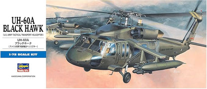 Hasegawa 1/72 US Army UH-60A Black Hawk Plastic Model D3