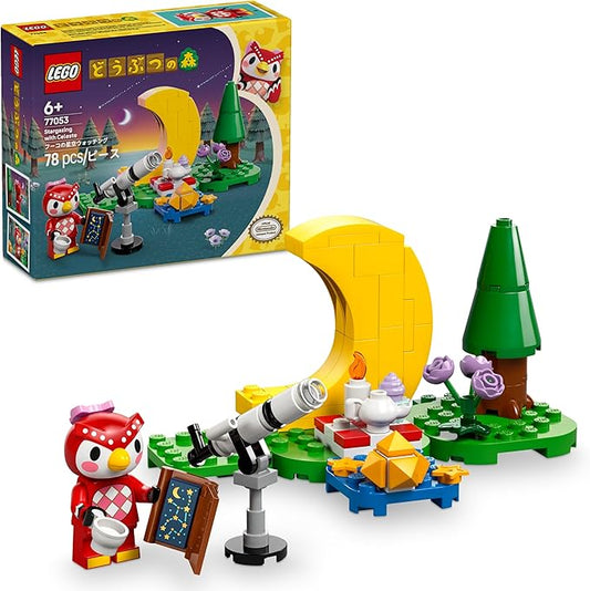 LEGO 77053 Animal Crossing, Foucault Starry Sky Watching Toy, Toy, Birthday Gift, Blocks
