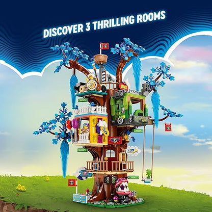 Lego Dreamzzz Fantastic Tree House Set, 2 Versions, with Mrs. Castillo, Izzie, Mateo and the Night Hunter as Mini Figures, Imaginative Toy Based on the TV Show, Gift Set 71461