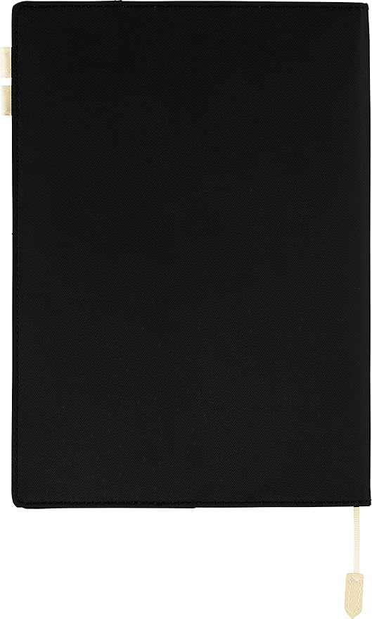 Hobonichi planner day-free (A5 size) notebook cover / BS light (Black)
