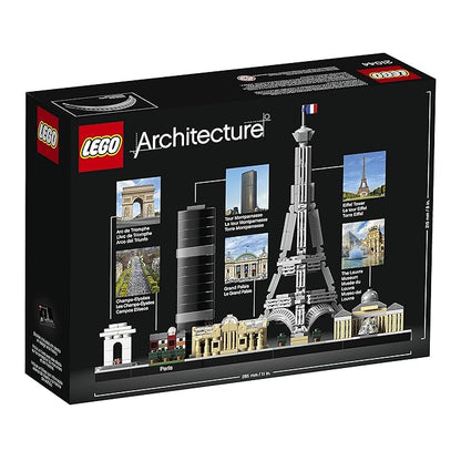 LEGO Architecture Paris Building Blocks for Kids (649 Pcs) 21044, Multicolor