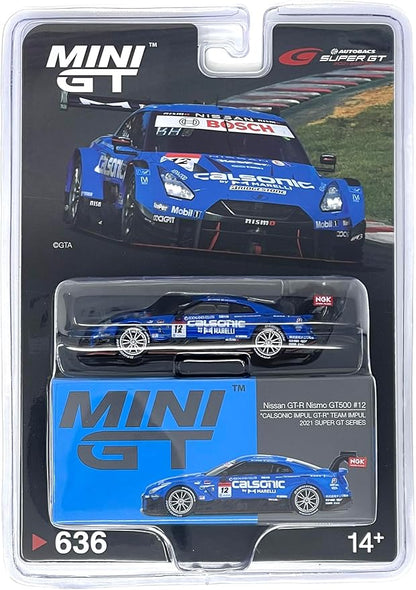 MINI GT 1/64 Nissan GT-R Nismo GT500 SUPER GT Series 2021#12 Team Impul Right Handle, Japan Limited Finished Product
