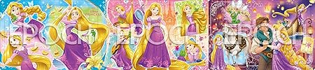 Epoch Company [Apollo's Step Panorama Puzzle] Rapunzel Enthusiast 10/15/20 Piece Puzzle for Kids 24-206