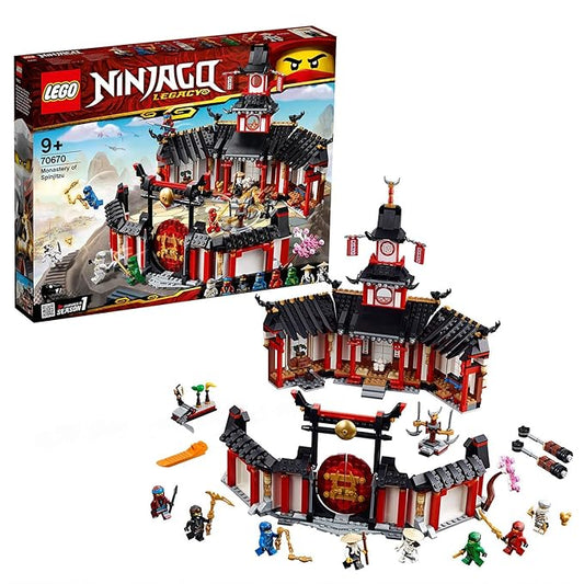 LEGO Monastery Of Spinjitzu Building Blocks,Multicolor