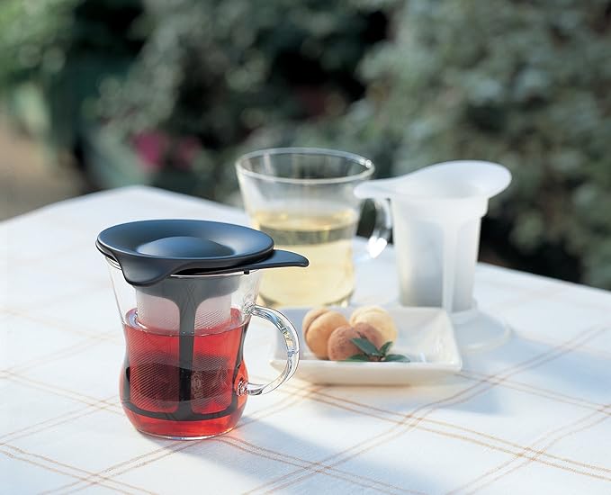 Hario 1-Cup Tea Maker, Natural Black