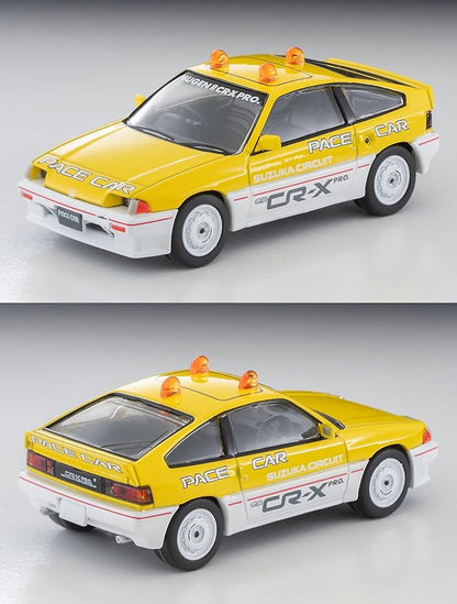 Tomica Limited Vintage Neo 1/64 LV-N318b Honda Ballard Sports CR-X MUGEN CR-X PRO Suzuka Circuit Pace Car Yellow/White Finished Product