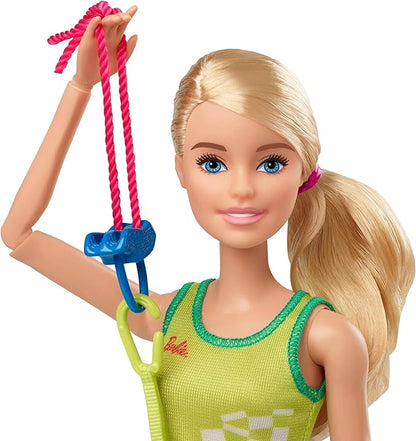 Barbie GJL75 Tokyo Olympic License Barbie Sports Climbing Senshu Tokyo 2020 Olympics (Dress Up Dolls, Accessory Set)