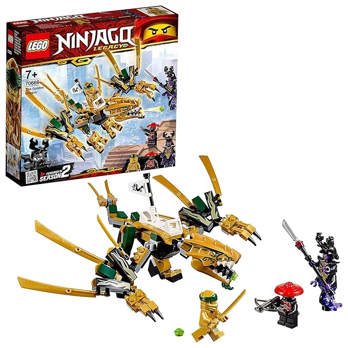 LEGO NINJAGO The Golden Dragon Building Blocks For Kids (171 Pcs)70666